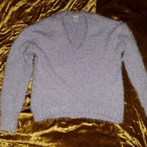 💜Purple Eyelash V neck Sweater 💜